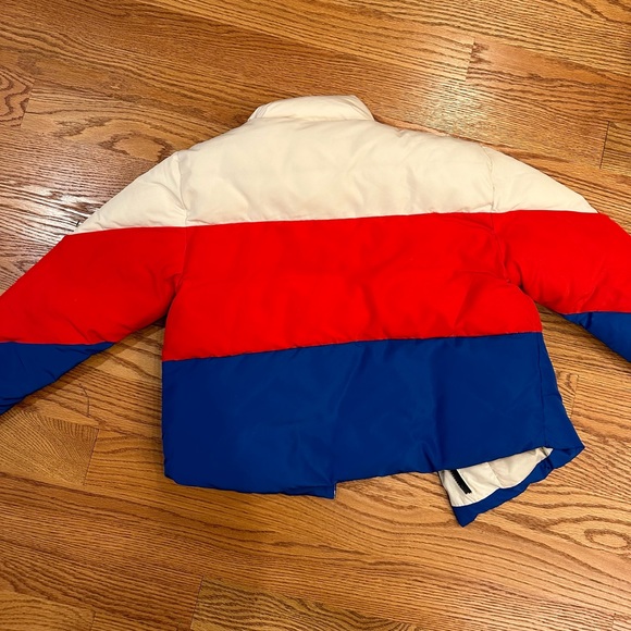 champion red white and blue puffer size xs - Picture 3 of 5